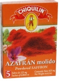 Chiquilin Powdered Saffron 5 envelopes. 0.022 oz
